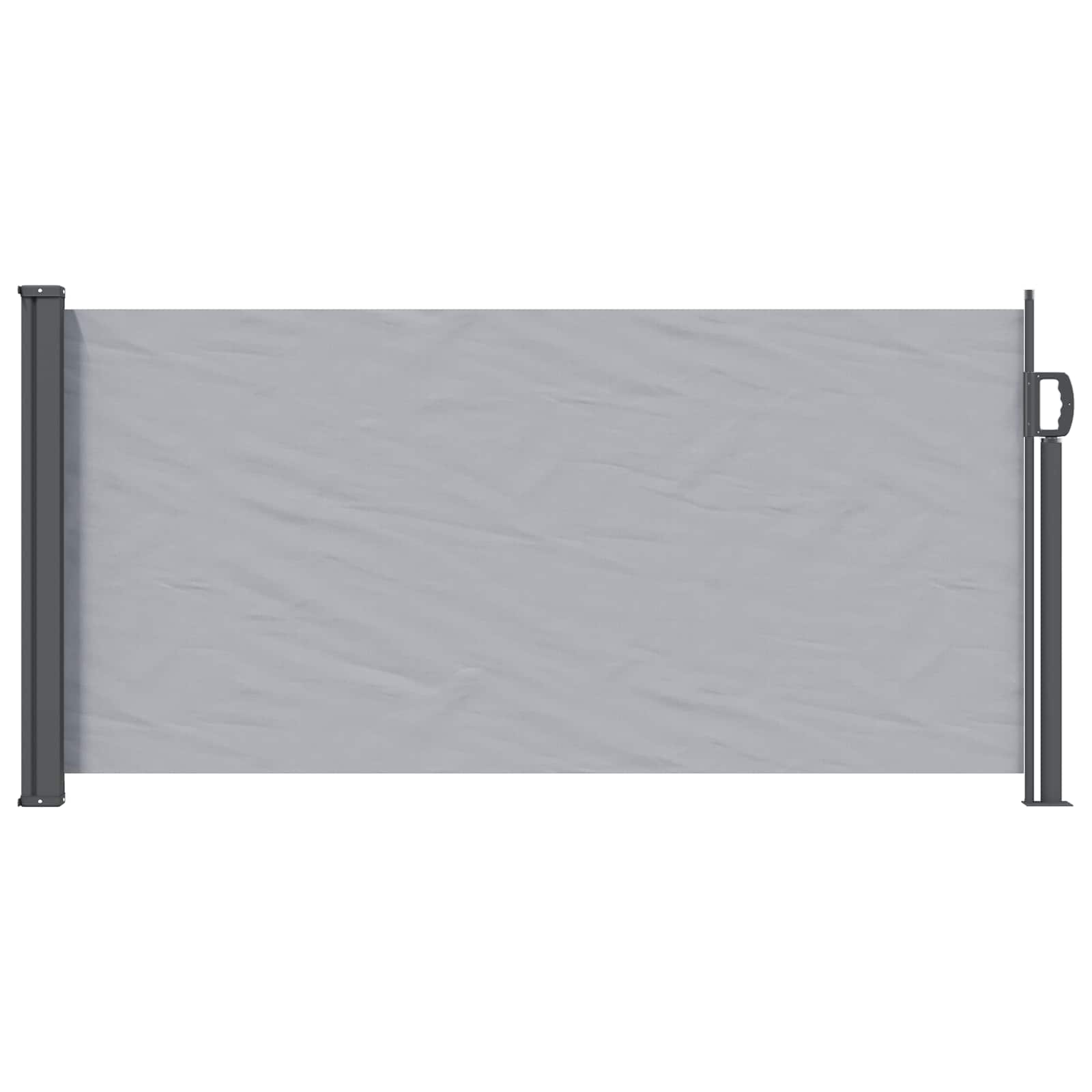 Toldo lateral retráctil 100% poliéster hierro acero