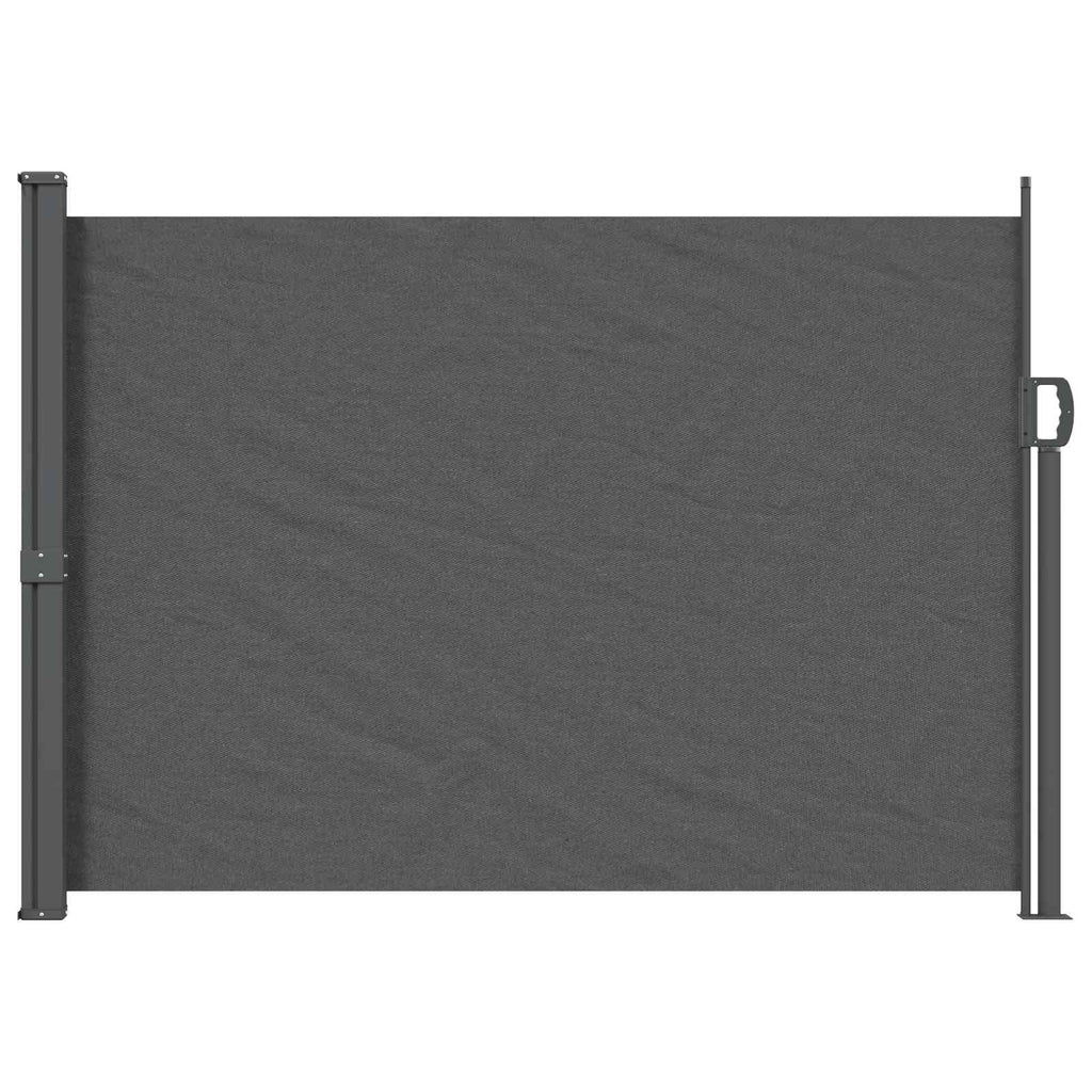 Toldo lateral retráctil 100% poliéster hierro acero