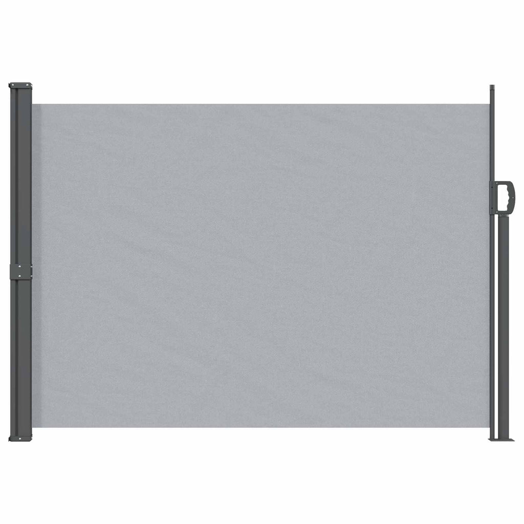 Toldo lateral retráctil 100% poliéster hierro acero