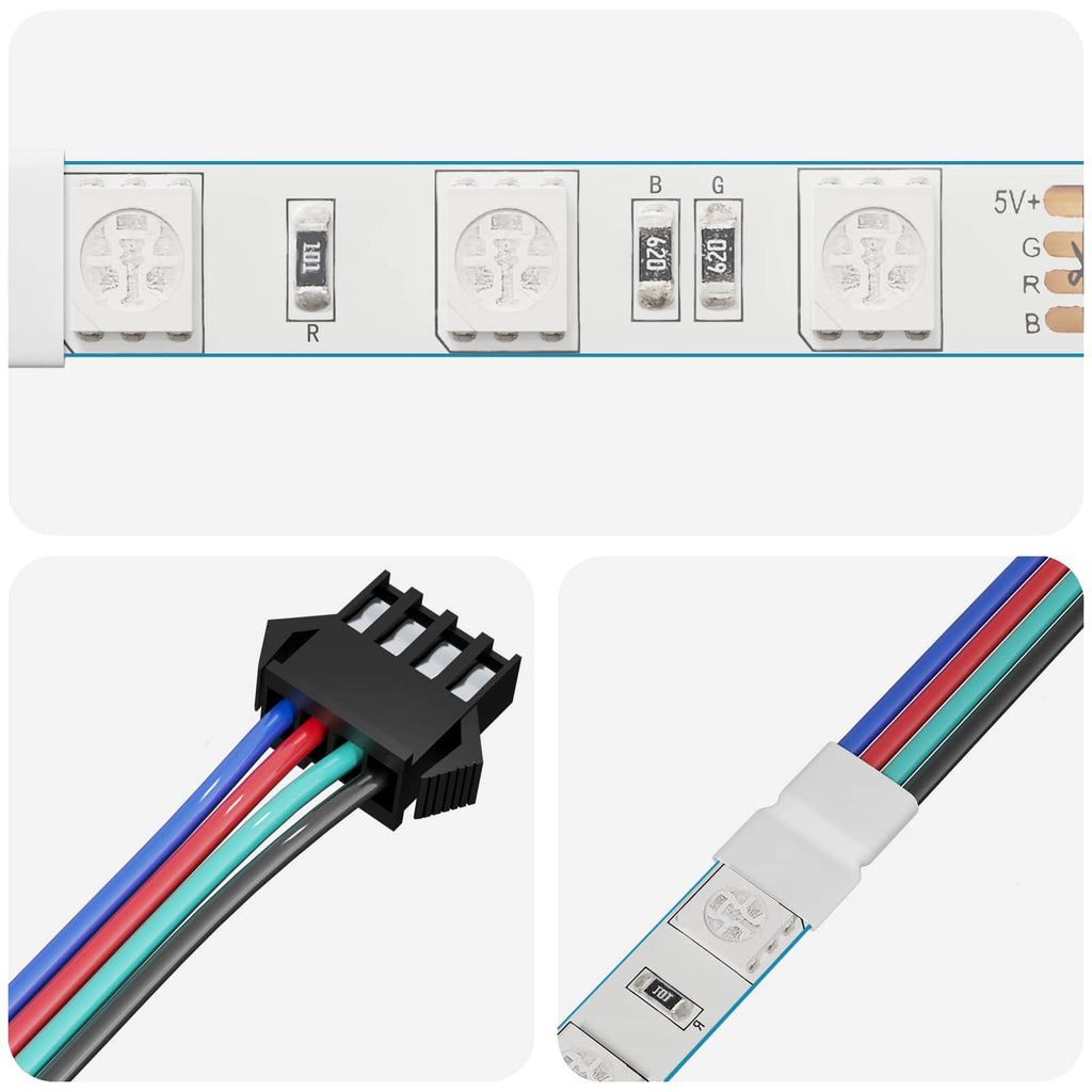 Tira LED 2 pcs Negro y 1745 mm Cobre y plástico