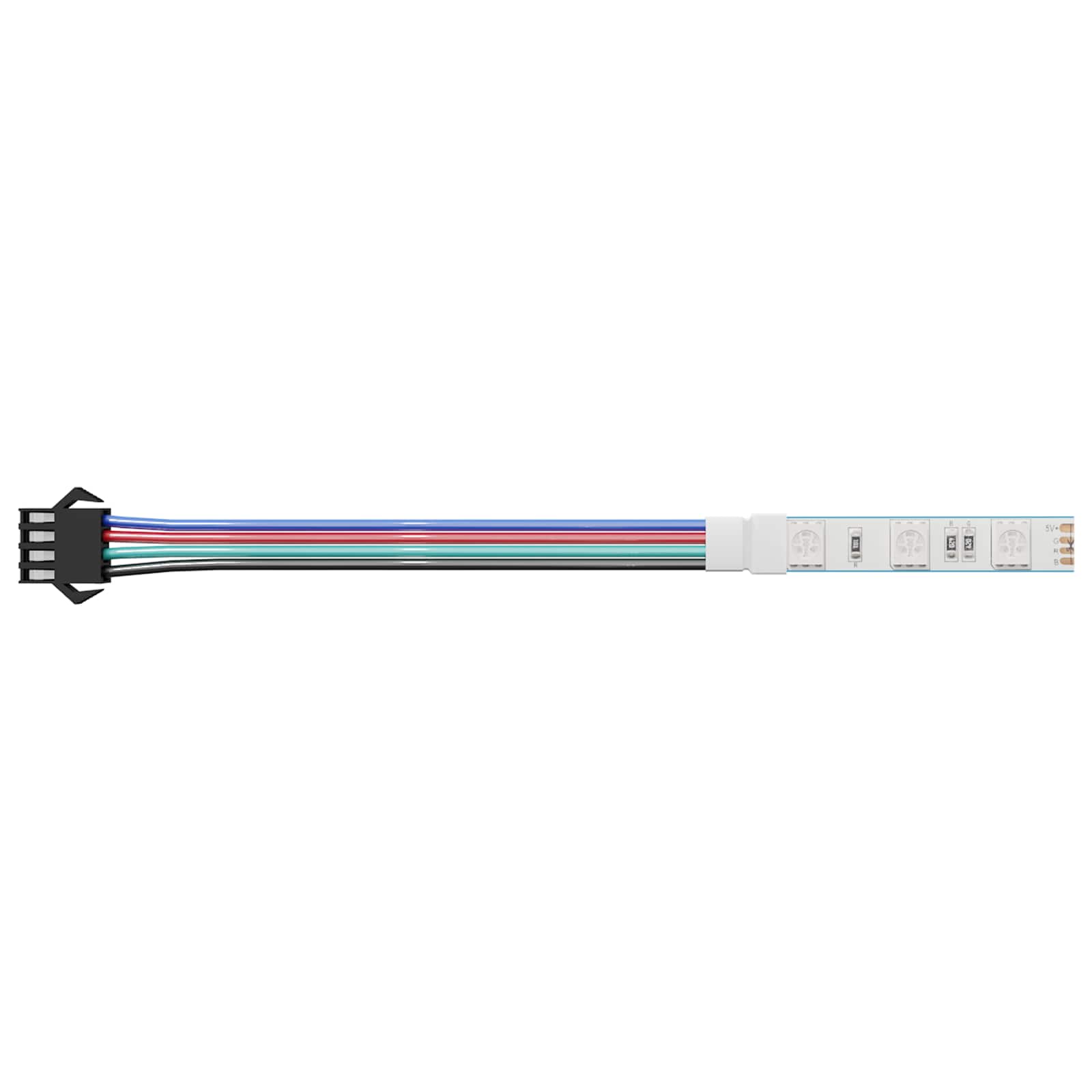 Tira LED 2 pcs Negro y 1745 mm Cobre y plástico
