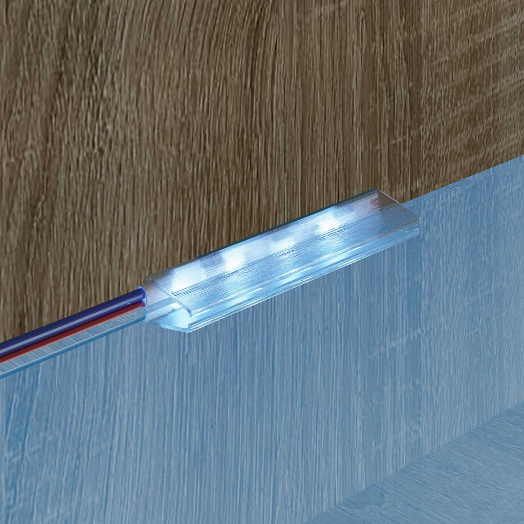 Tira LED 2 pcs Negro y 1745 mm Cobre y plástico