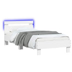 Estructura de Cama con LED Blanco 80 x 200 cm