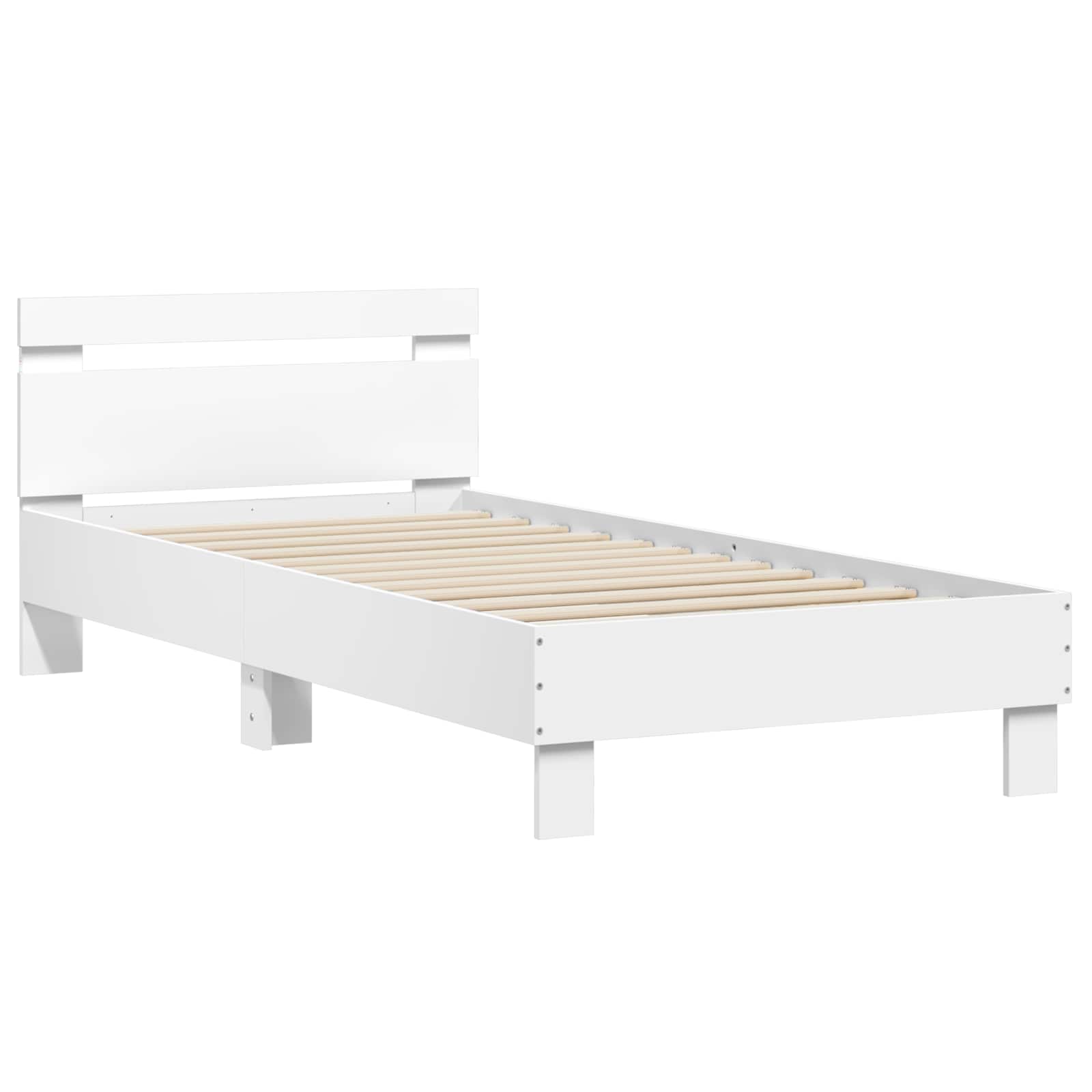 Estructura de Cama con LED Blanco 80 x 200 cm
