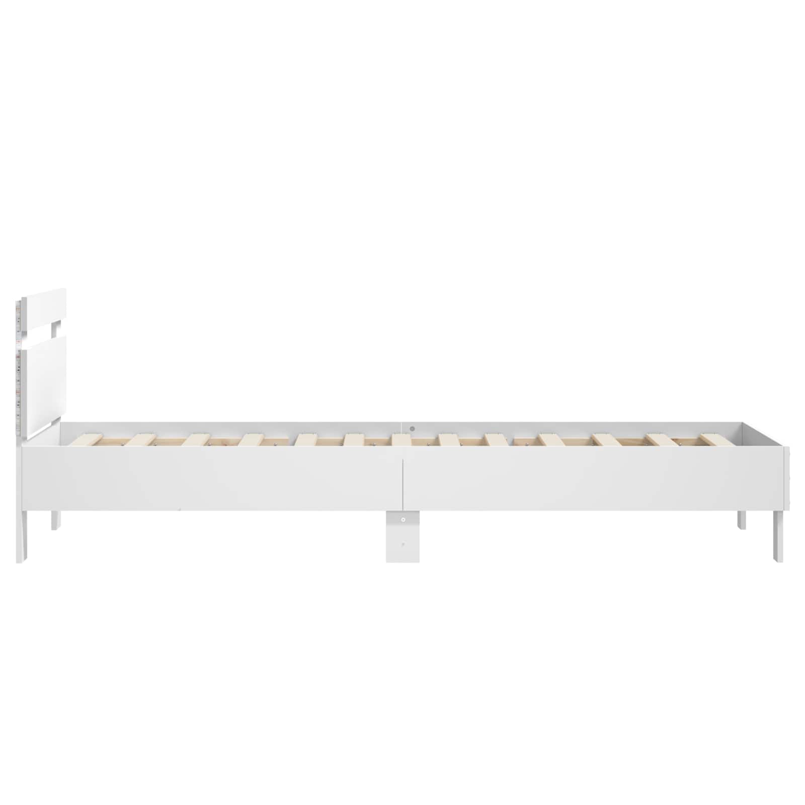 Estructura de Cama con LED Blanco 80 x 200 cm