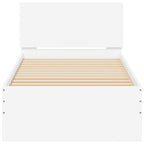 Estructura de Cama con LED Blanco 80 x 200 cm