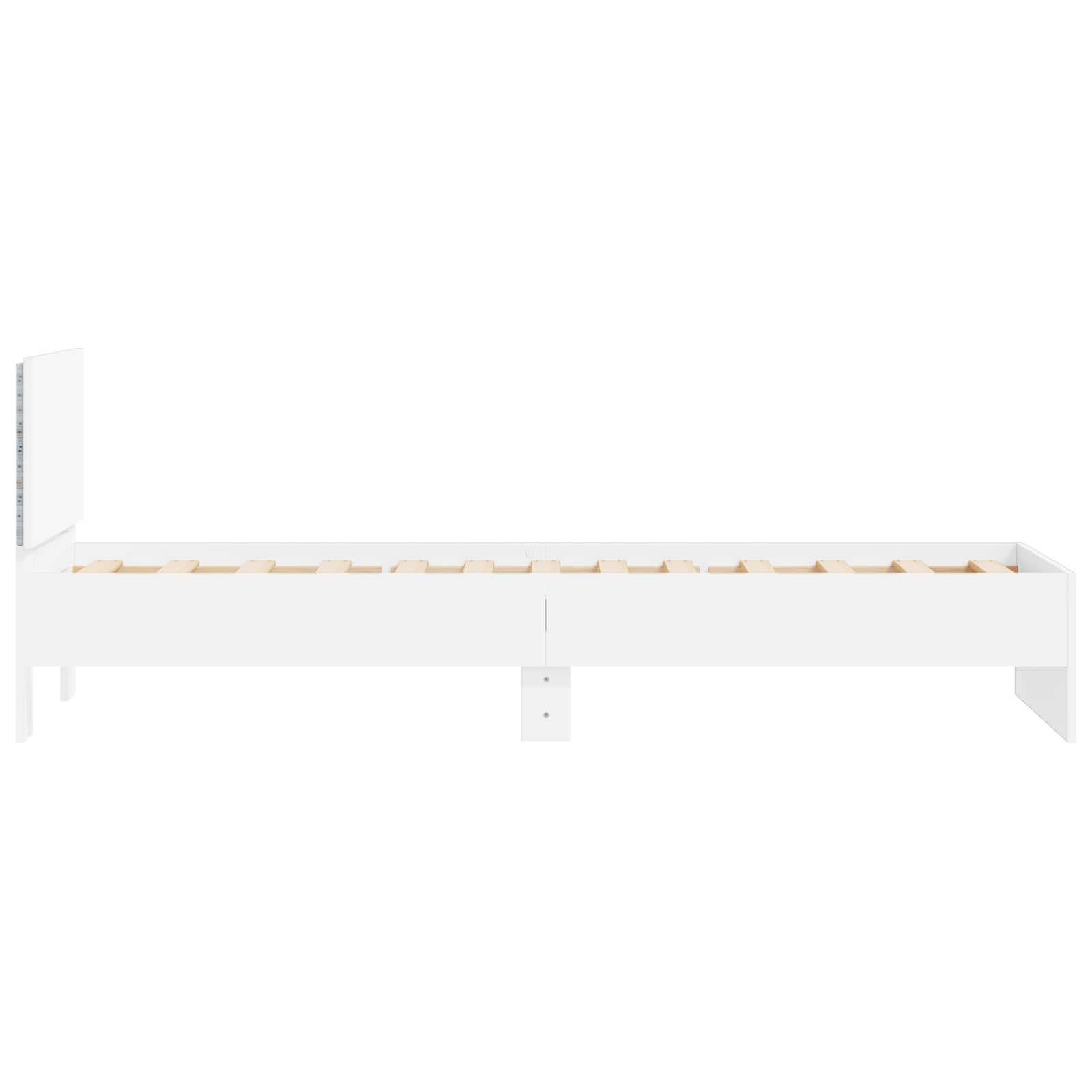 Estructura de Cama con LED Blanco 80 x 200 cm