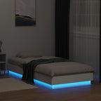 Estructura de Cama con LED Blanco 80 x 200 cm
