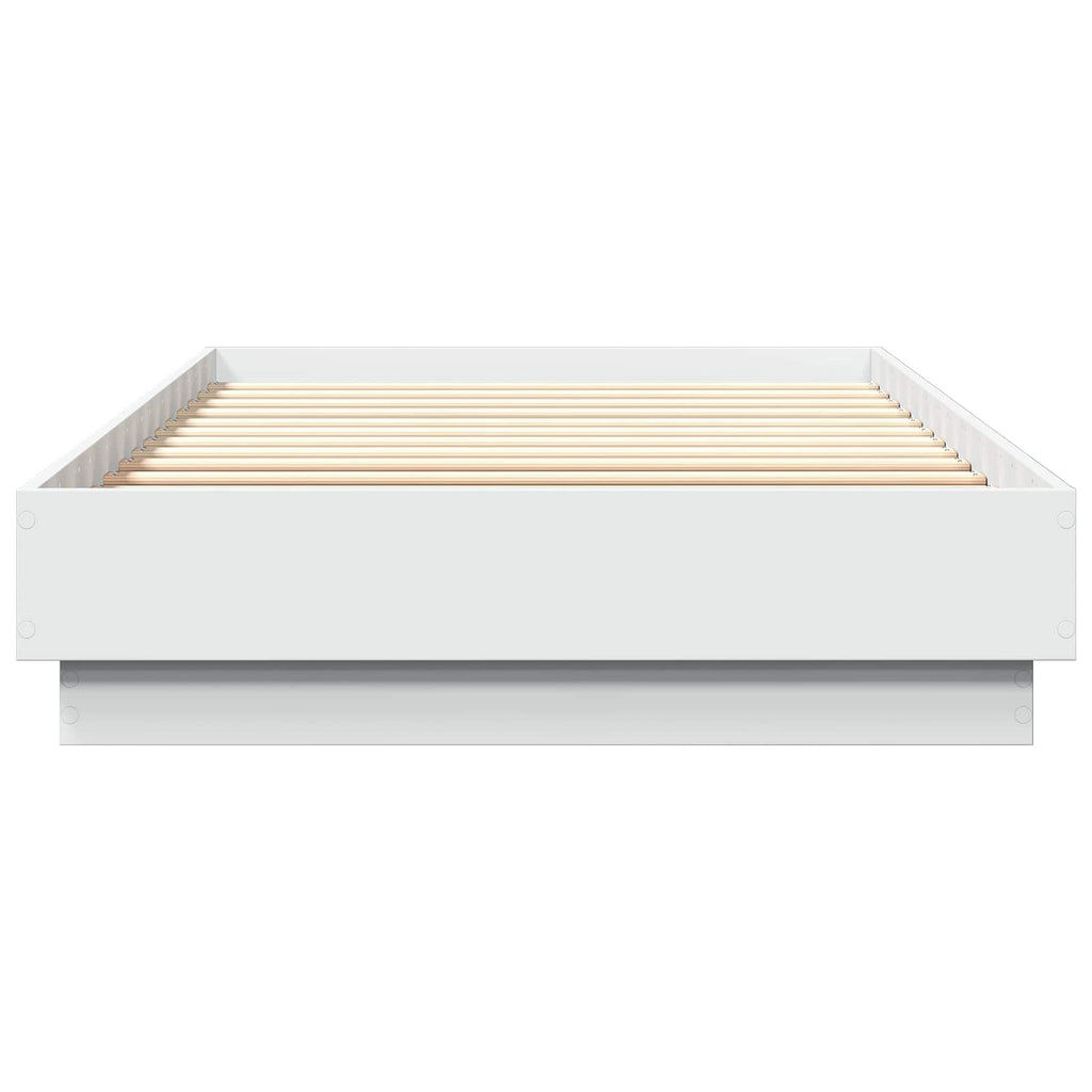Estructura de Cama con LED Blanco 80 x 200 cm