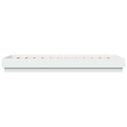 Estructura de Cama con LED Blanco 80 x 200 cm