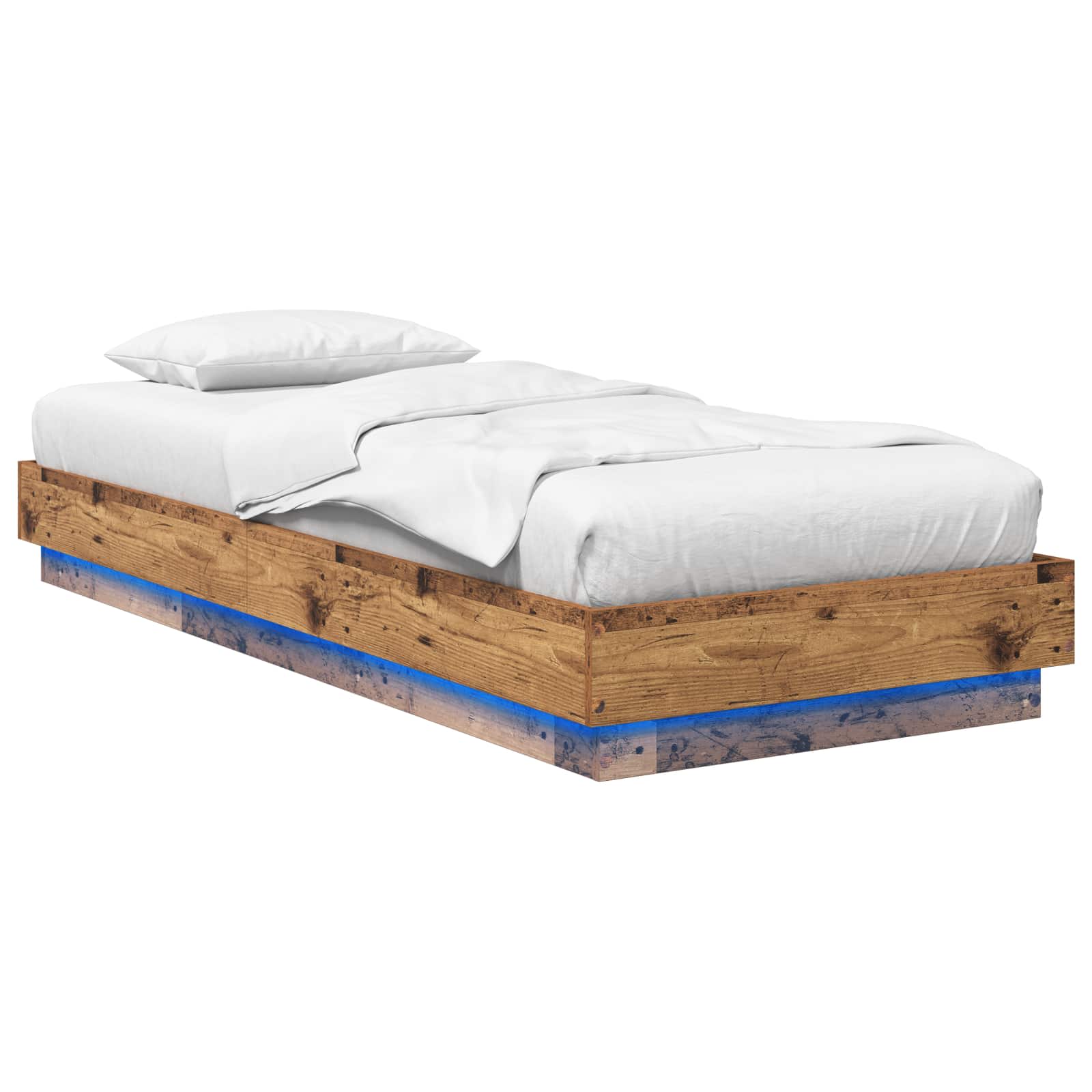 Estructura de Cama con LED Blanco 80 x 200 cm