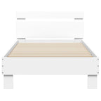 Estructura de cama con cabecero Blanco 80 x 200 cm