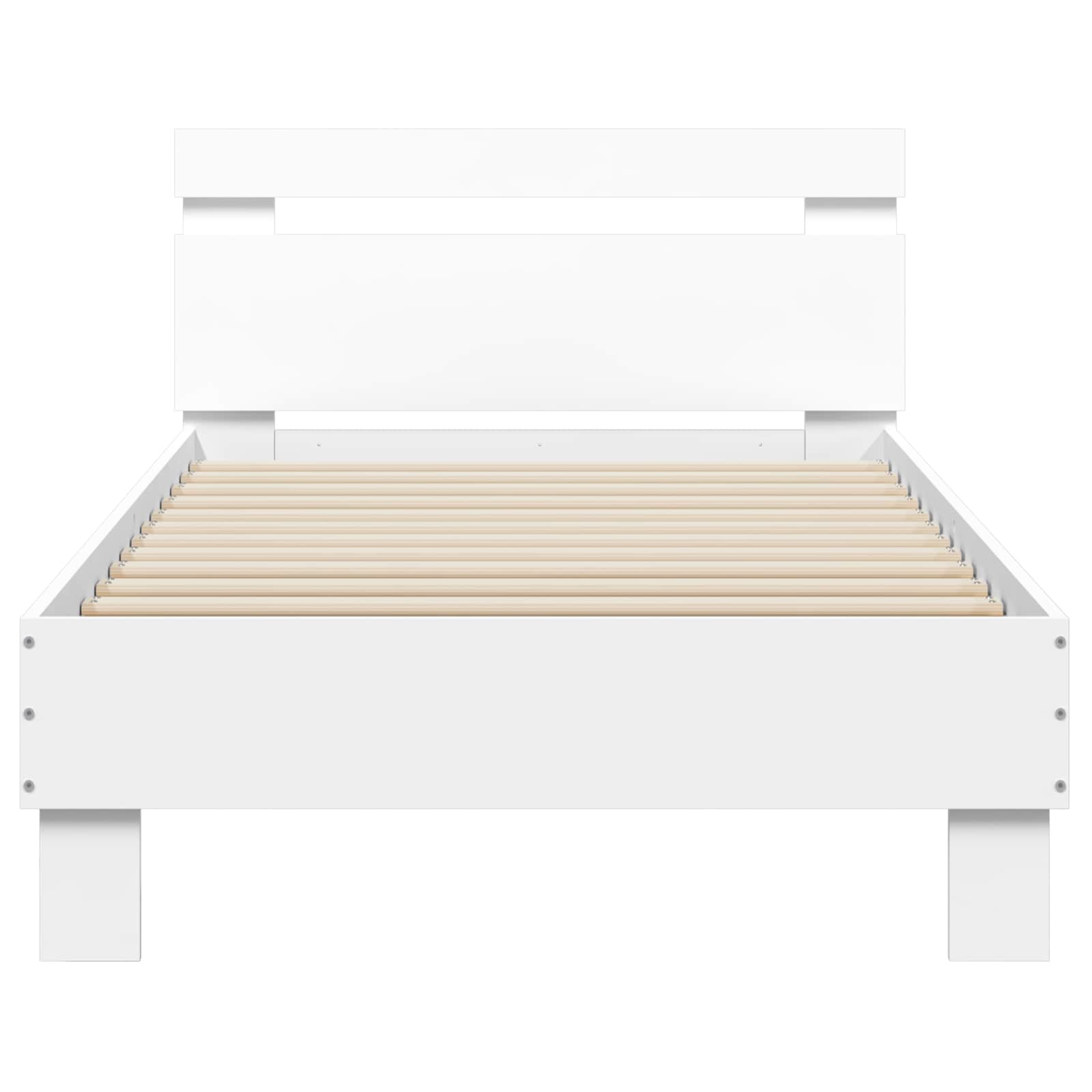 Estructura de cama con cabecero Blanco 80 x 200 cm