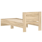 Estructura de cama con cabecero Roble Sonoma 80 x 200 cm