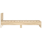Estructura de cama con cabecero Roble Sonoma 80 x 200 cm