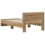 Estructura de cama con cabecero Roble Artesanal 80 x 200 cm