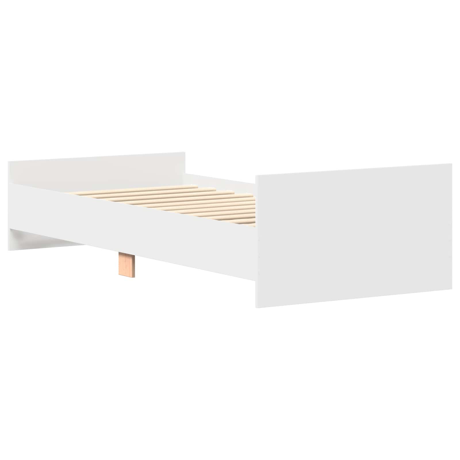 Estructura de cama con cabecero Blanco 80 x 200 cm