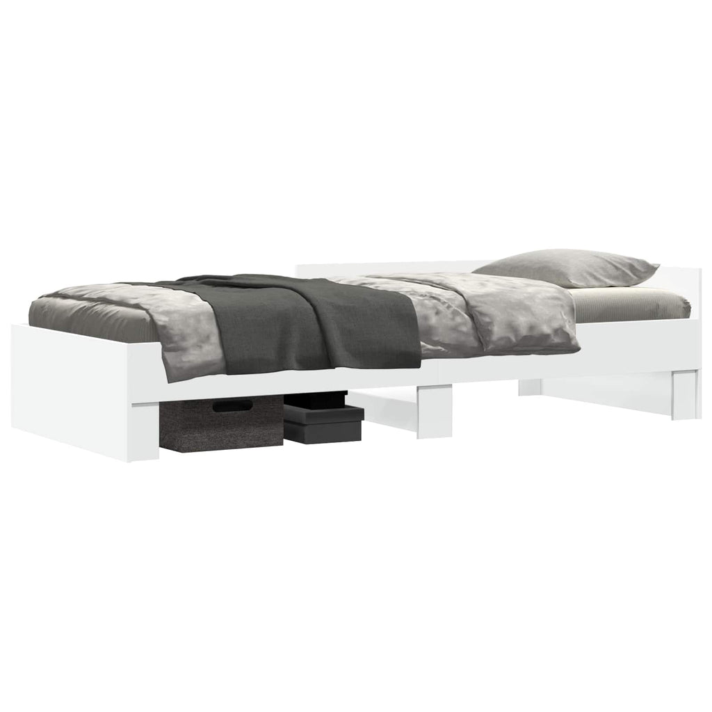 Estructura de cama con cabecero Blanco 80 x 200 cm