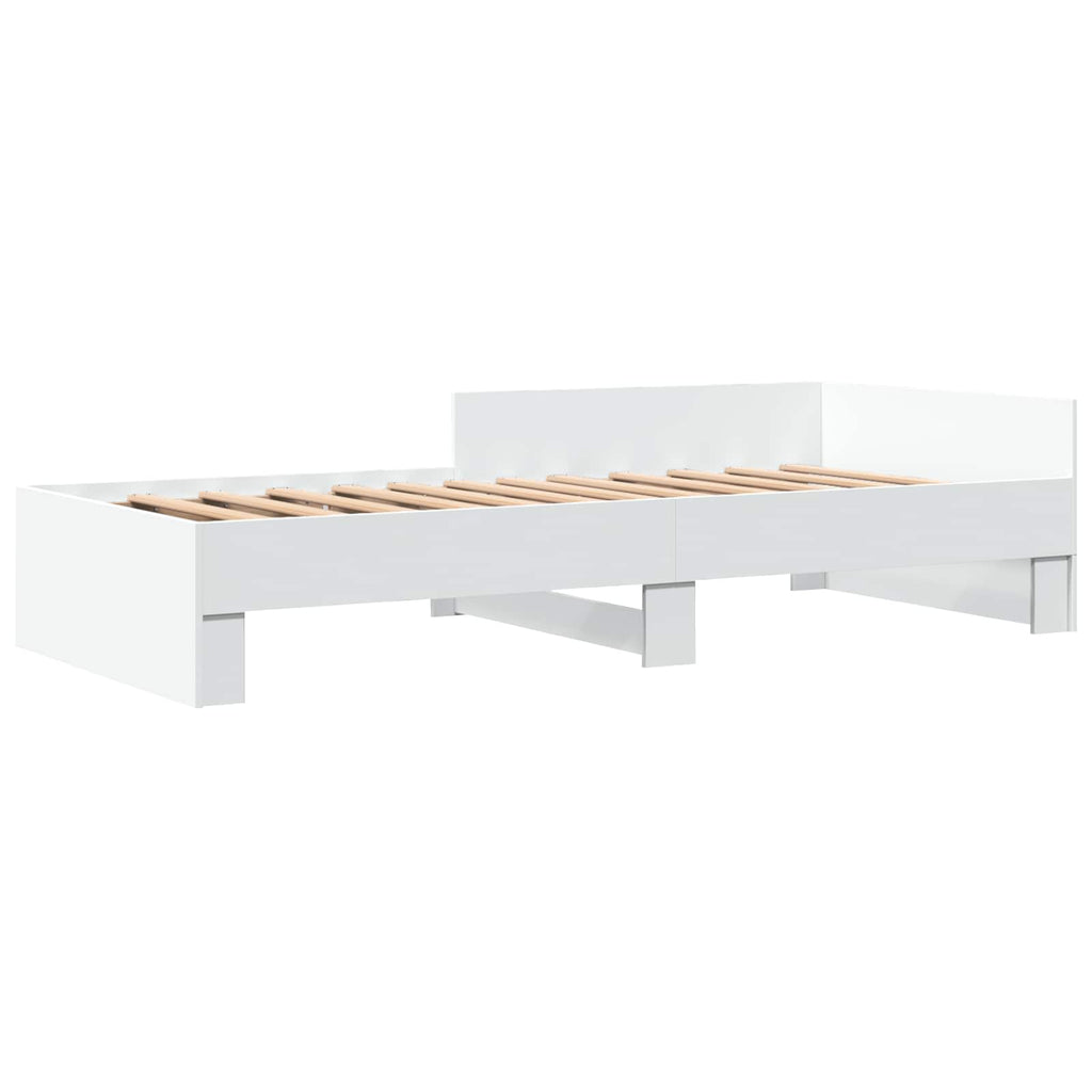 Estructura de cama con cabecero Blanco 80 x 200 cm