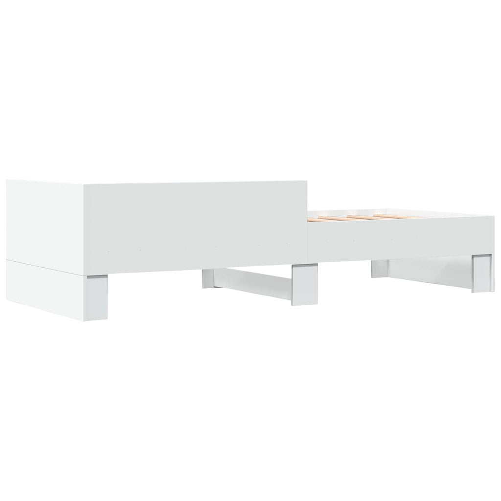 Estructura de cama con cabecero Blanco 80 x 200 cm