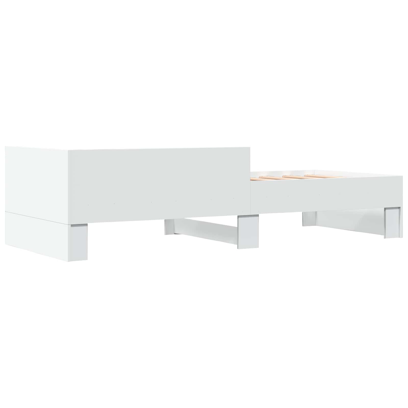 Estructura de cama con cabecero Blanco 80 x 200 cm