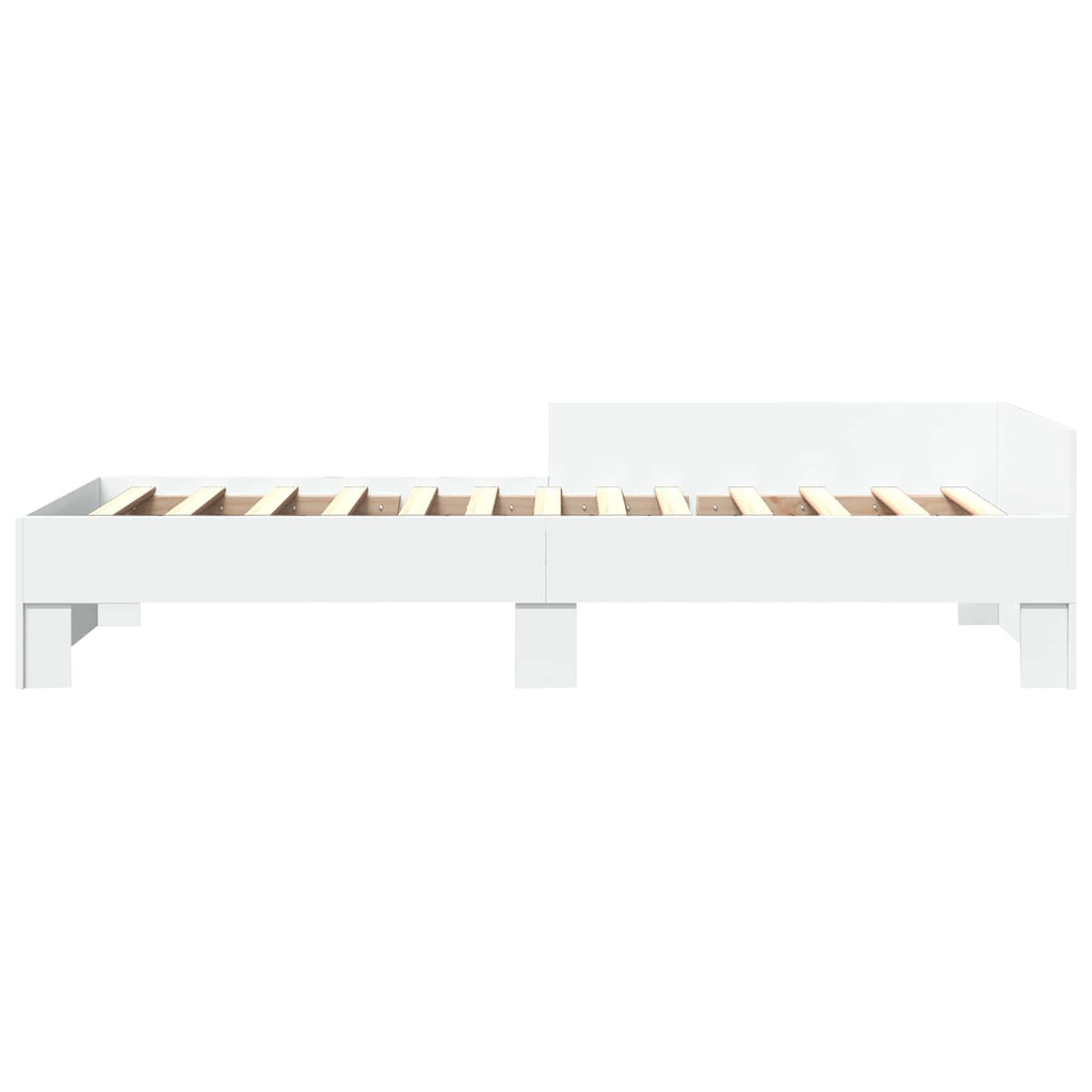 Estructura de cama con cabecero Blanco 80 x 200 cm