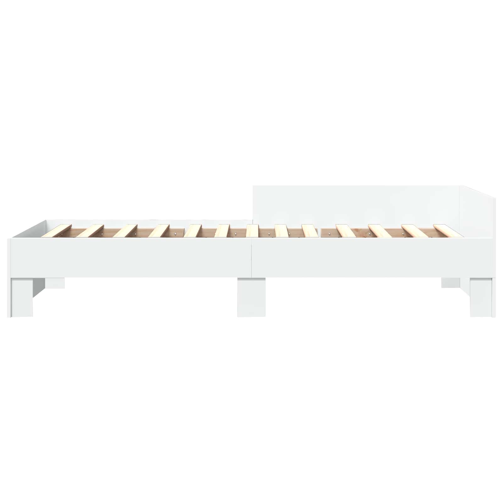 Estructura de cama con cabecero Blanco 80 x 200 cm