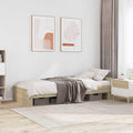 Estructura de cama con cabecero Roble Sonoma 80 x 200 cm