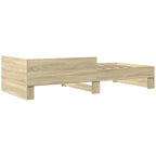 Estructura de cama con cabecero Roble Sonoma 80 x 200 cm