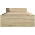 Estructura de cama con cabecero Roble Sonoma 80 x 200 cm