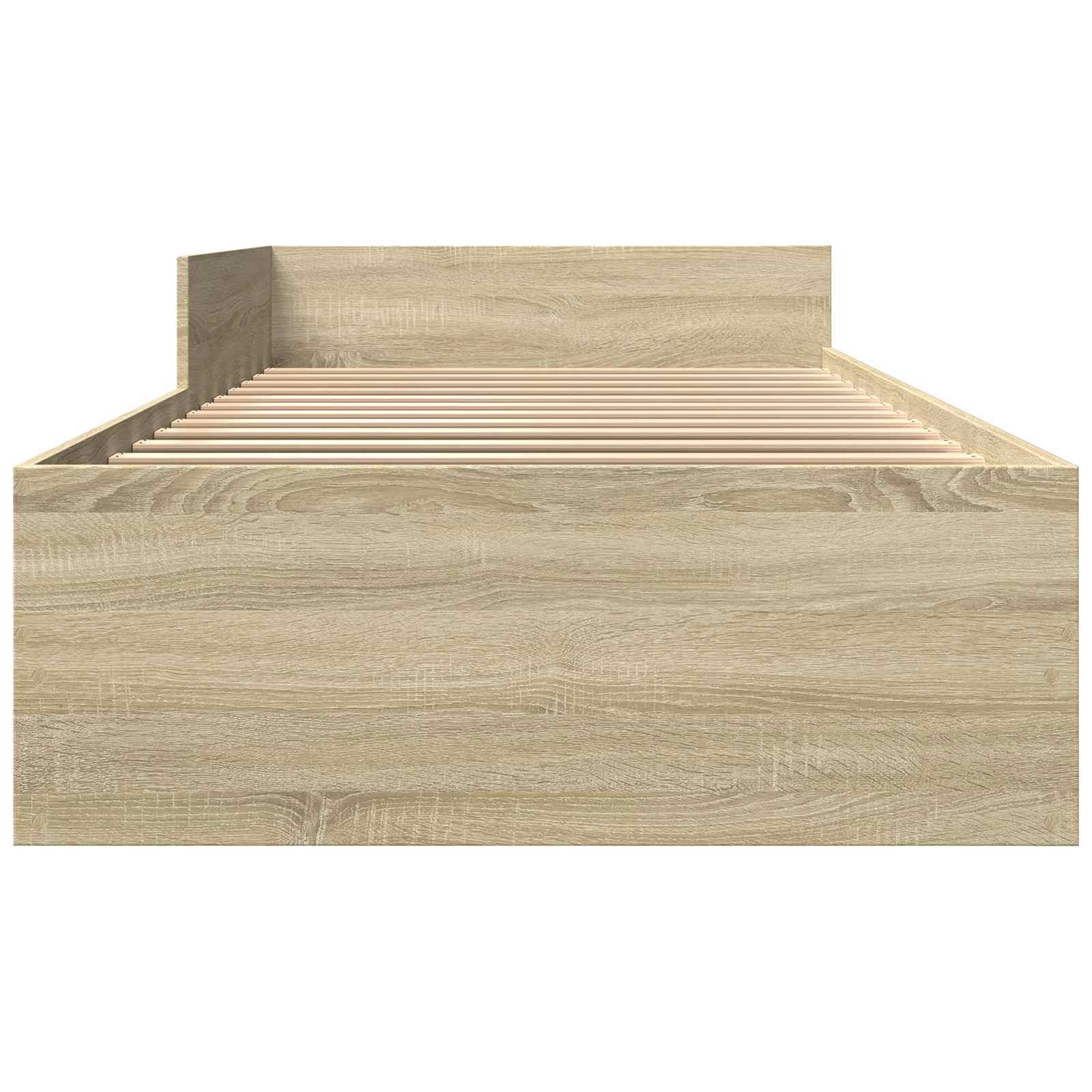 Estructura de cama con cabecero Roble Sonoma 80 x 200 cm