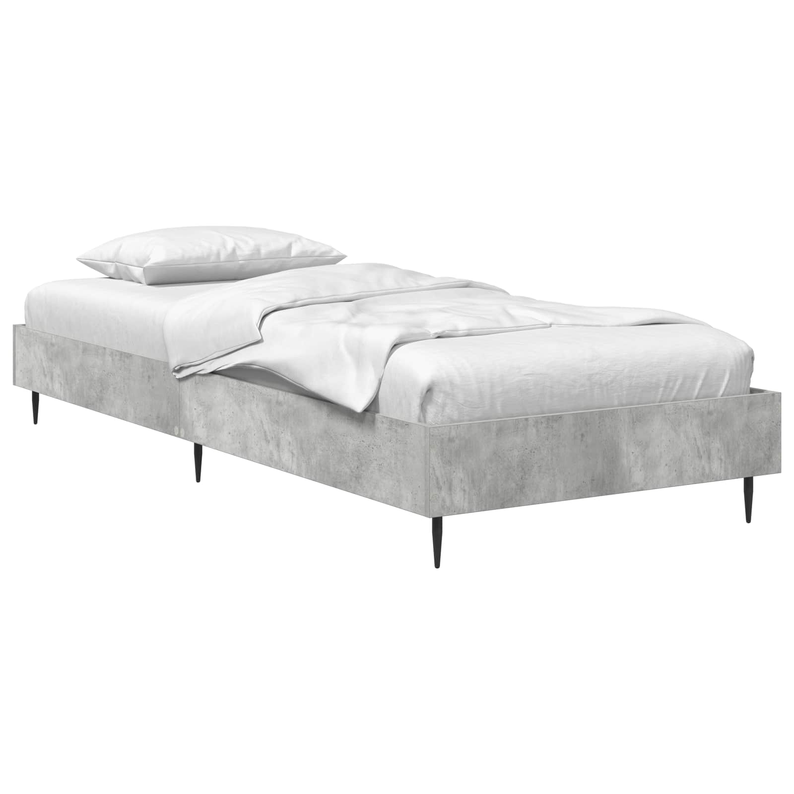 Estrutura de cama Branco 80 x 200 cm Madeira processada