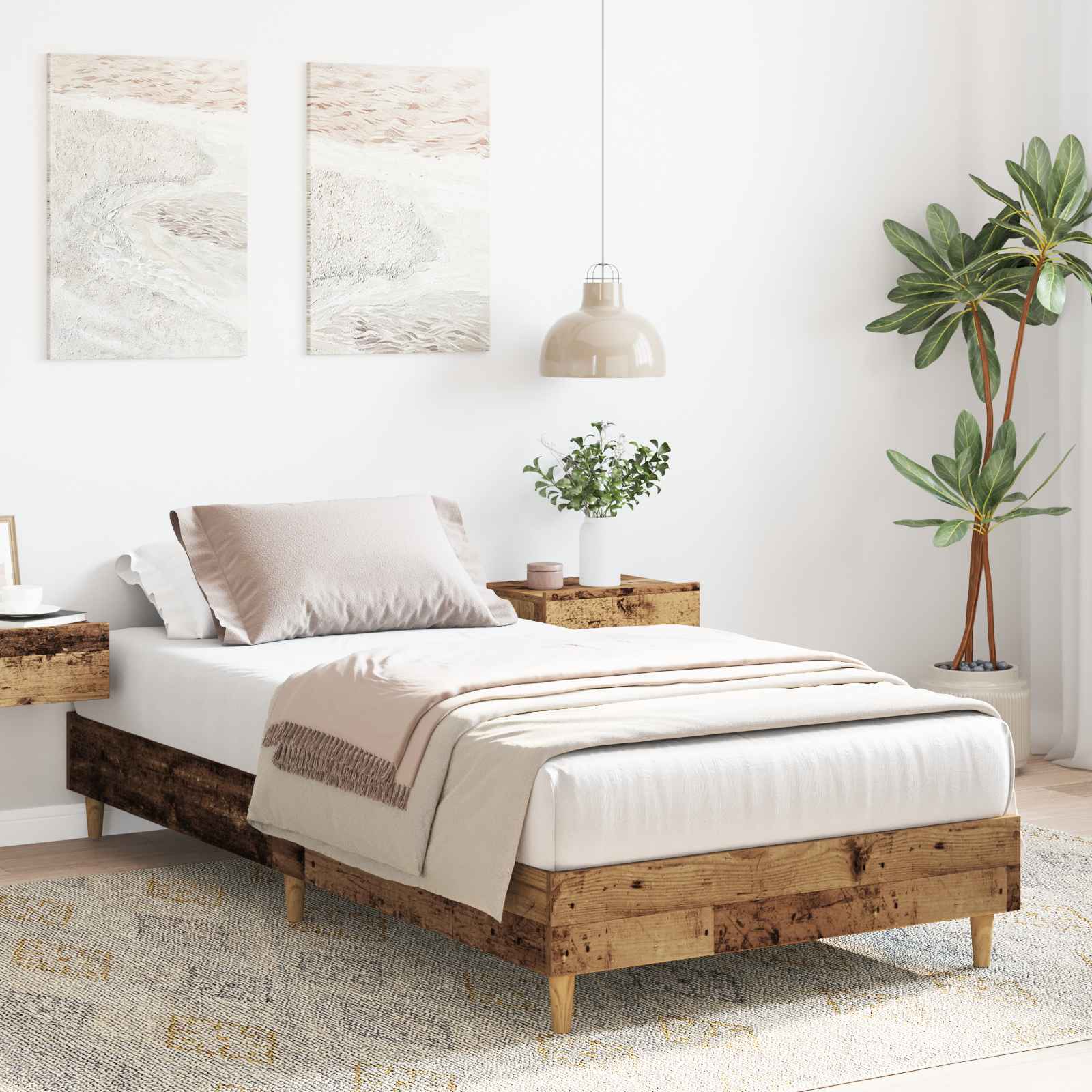 Estructura de cama Blanco 80 x 200 cm Madera de ingeniería