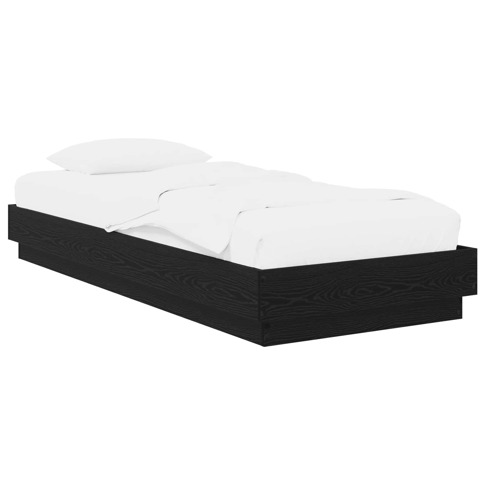 Estrutura de cama 100 x 200 cm Madeira de pinho maciço