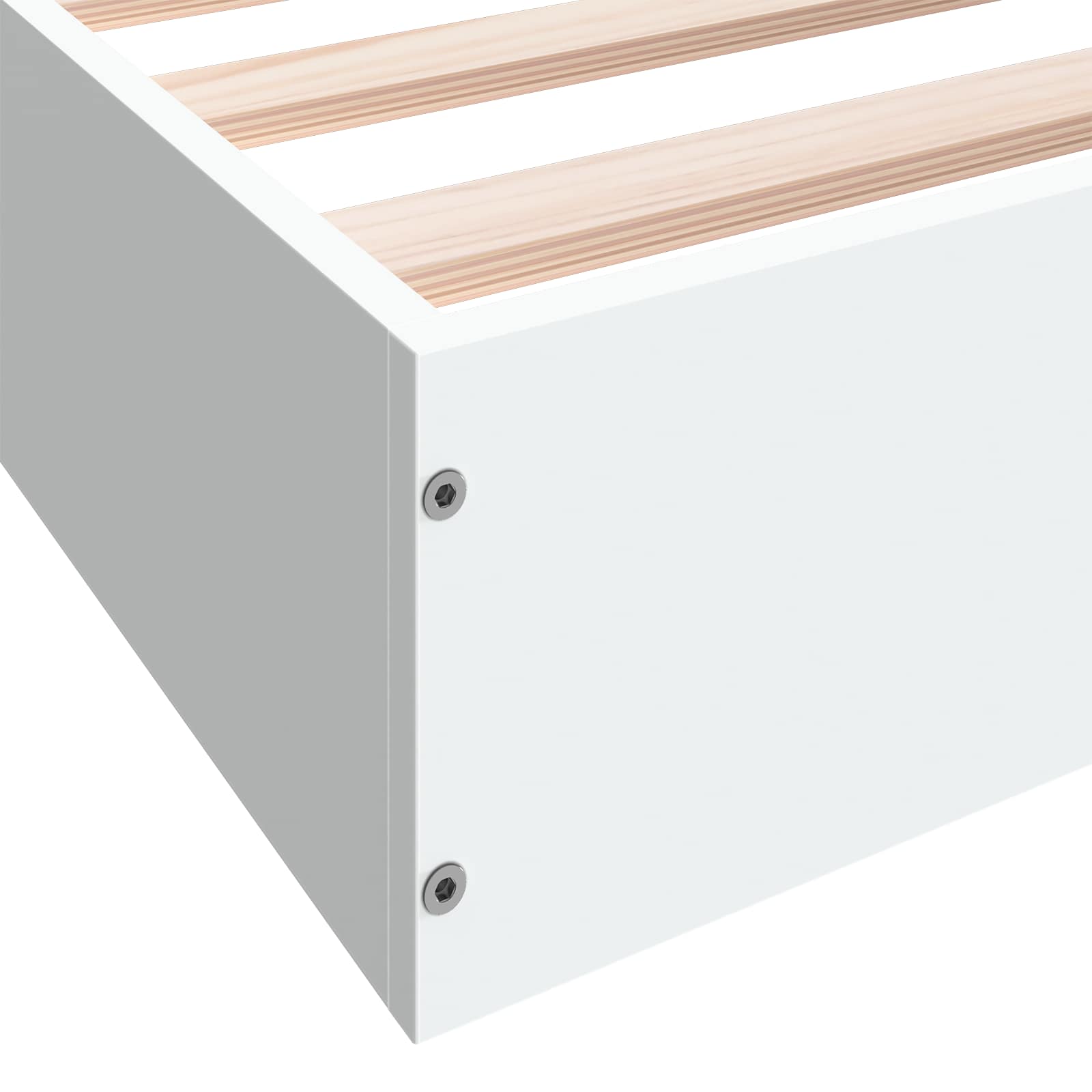 Estructura de cama de suelo Blanco 80 x 200 cm