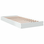 Estructura de cama de suelo Blanco 80 x 200 cm