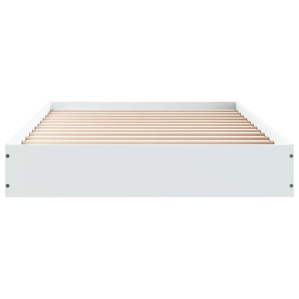 Estructura de cama de suelo Blanco 80 x 200 cm