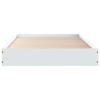 Estructura de cama de suelo Blanco 80 x 200 cm