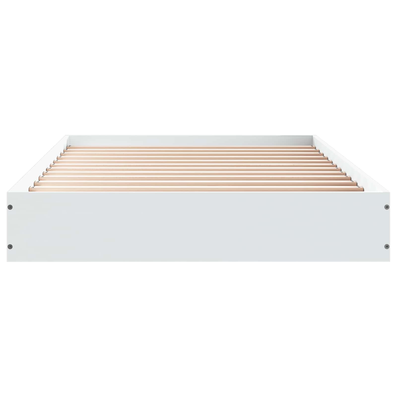 Estructura de cama de suelo Blanco 80 x 200 cm