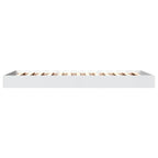 Estructura de cama de suelo Blanco 80 x 200 cm