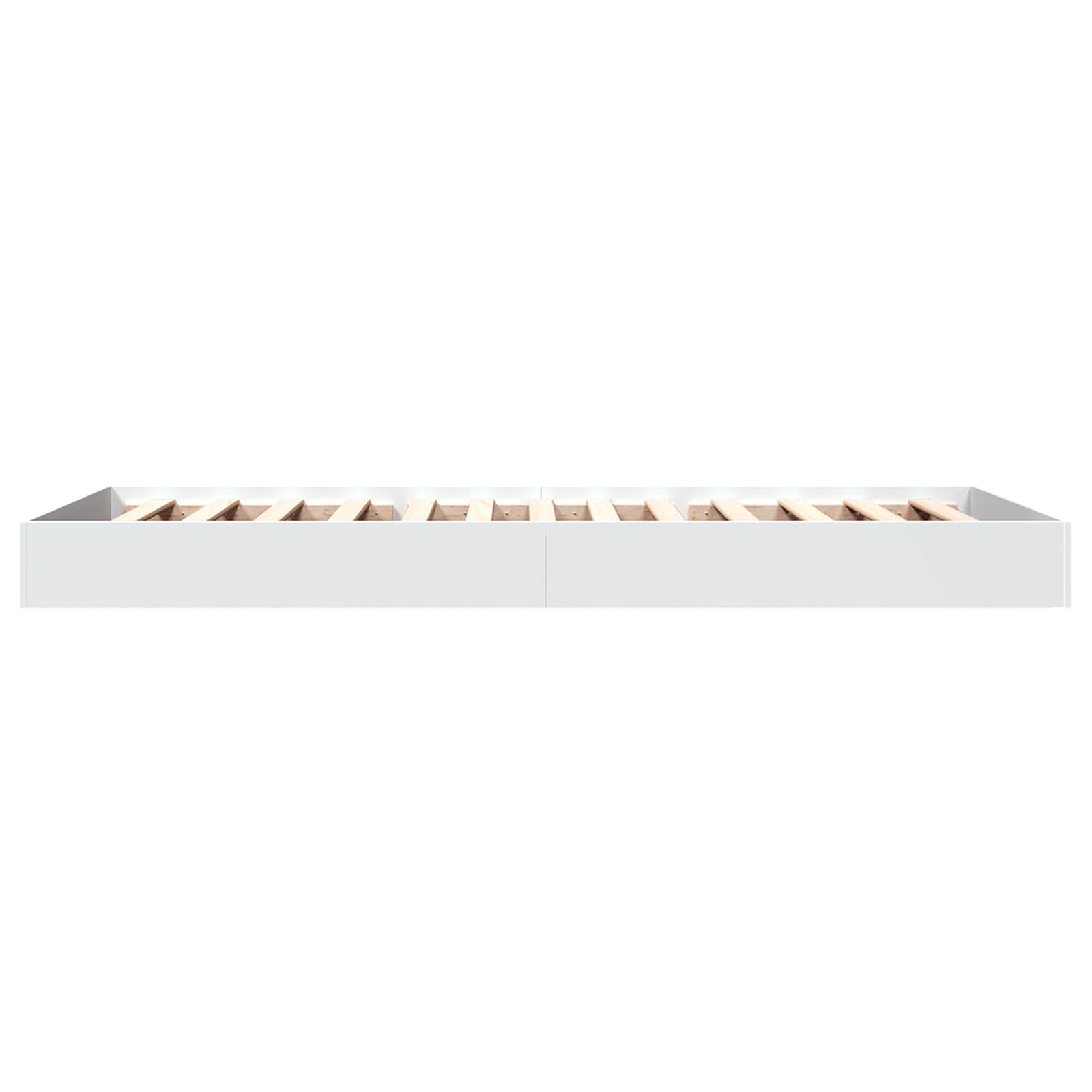 Estructura de cama de suelo Blanco 80 x 200 cm