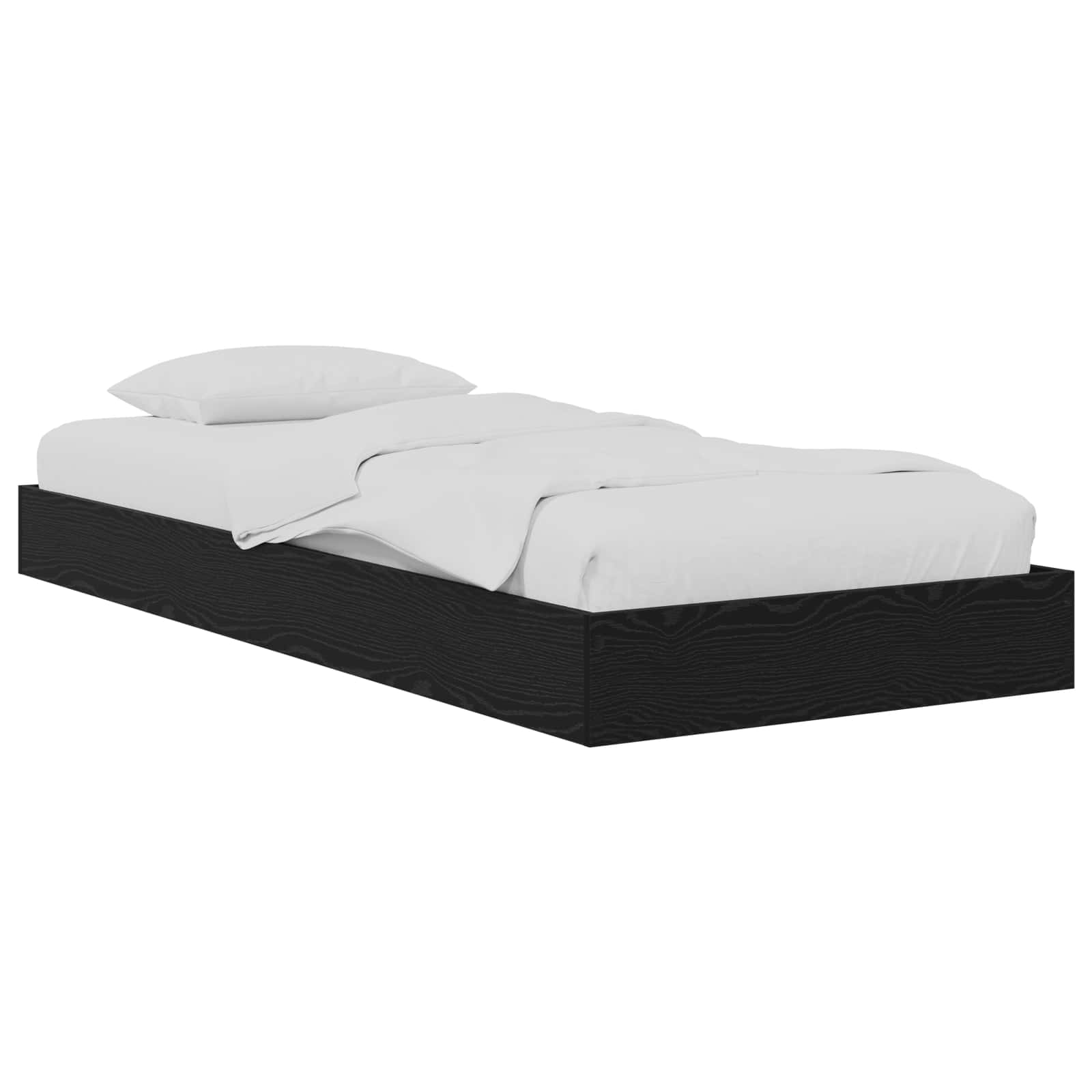 Estrutura de cama de chão Branco 80 x 200 cm