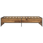 Estructura de cama Madera envejecida 80 x 200 cm
