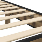 Estructura de cama con cabecero Roble Artesanal 80 x 200 cm