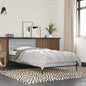 Estrutura de cama com cabeceira Madeira envelhecida 80 x 200 cm