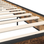 Estructura de cama Madera envejecida 80 x 200 cm