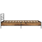 Estructura de cama Madera envejecida 80 x 200 cm