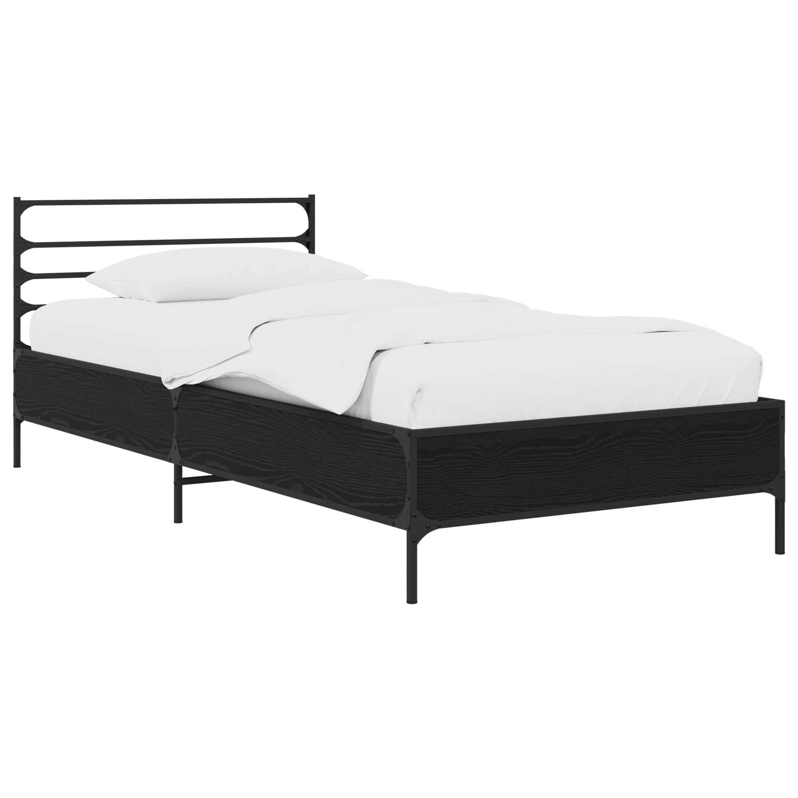 Estrutura de cama Madeira envelhecida 80 x 200 cm
