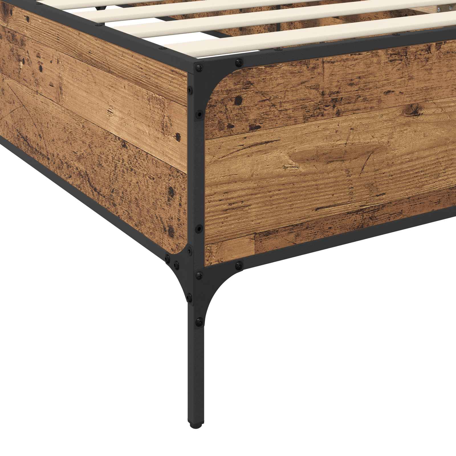 Estructura de cama Madera envejecida 80 x 200 cm