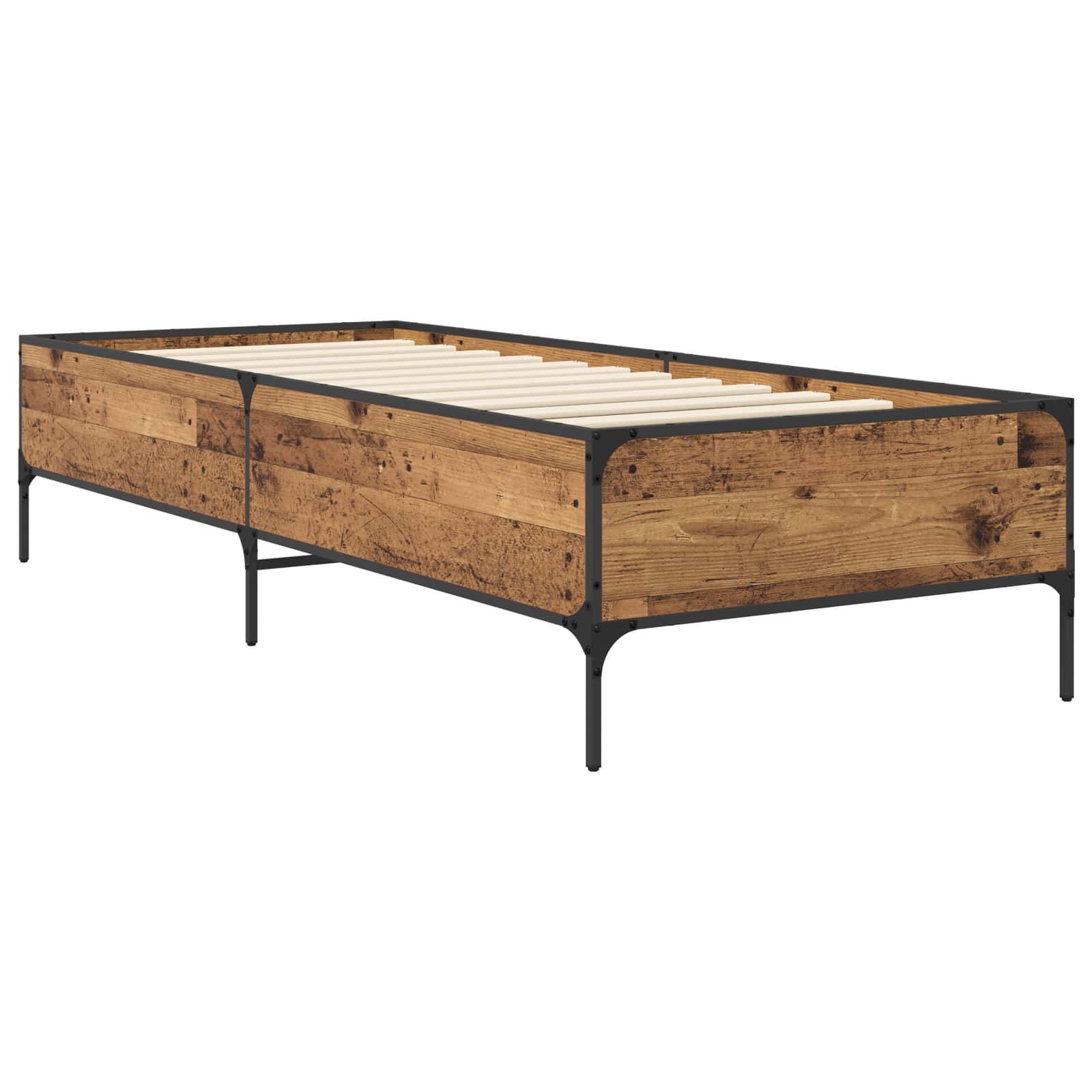 Estructura de cama Madera envejecida 80 x 200 cm